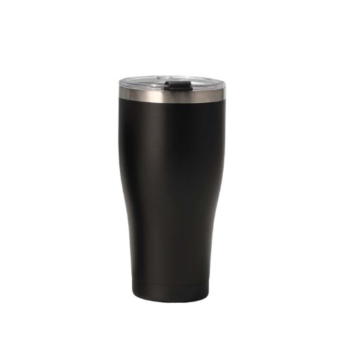 900ml腰型啤酒杯 of 304 Stainless Steel Car Cup with Waist-Shaped Design, Leak-Resistant Sliding Lid & Curved Insulated Body